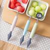 Accessoires de cuisine Couteau à découper à double tête en acier inoxydable pour fruits, pastèque, cuillère à glace, cuillère à pile, gadgets pour la maison