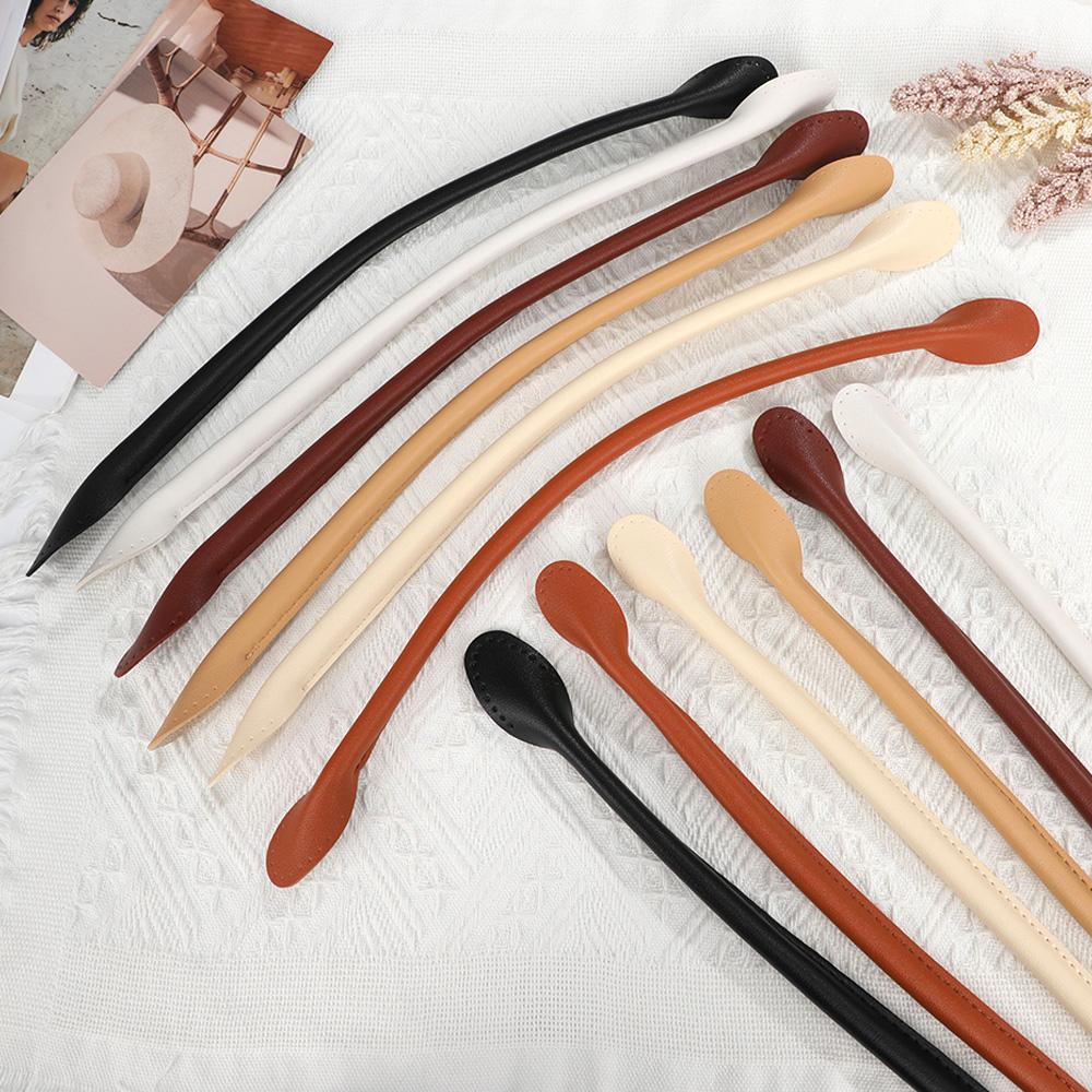 2pcs PU Leather DIY Handles For Women's Bags Fashion Shoulder Bag Strap Replacement Accessories For Handbags Strap For Bags New