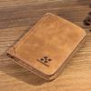 Men's Wallet Foldable Small Money Purses PU Leather Wallet Billfold Credit Card ID Holders