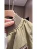 Spring Men's Embroidered Letter Stand Collar Baseball Jacket, Versatile, Loose, Breathable, Trendy Couples' Fashion.