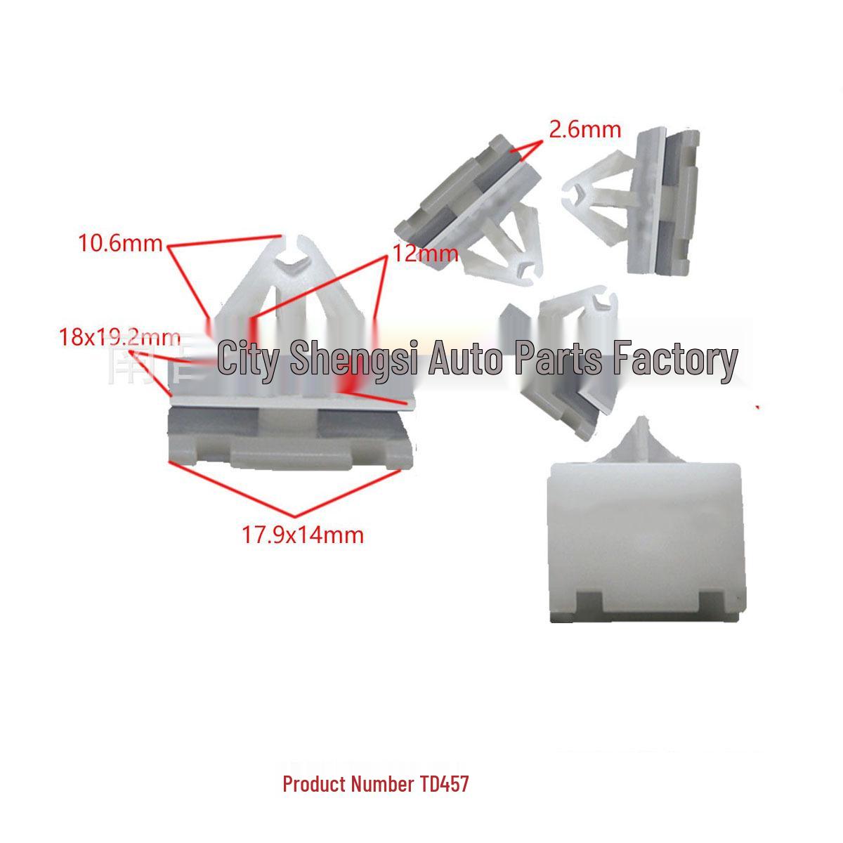 

Buick Cadillac Door Panel Trim Clips: Interior Guard, Side Skirt, Installation Buckle 10000 units