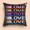 Home Decor Party Gifts Valentine's Day Rainbow Love Pillowcase Sofa Cushion Cover