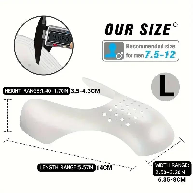2/10pcs Anti Crease Shoe Protector for Sneakers Toe Caps Anti-wrinkle Support Shoe Stretcher Extender Sport Shoe Protection