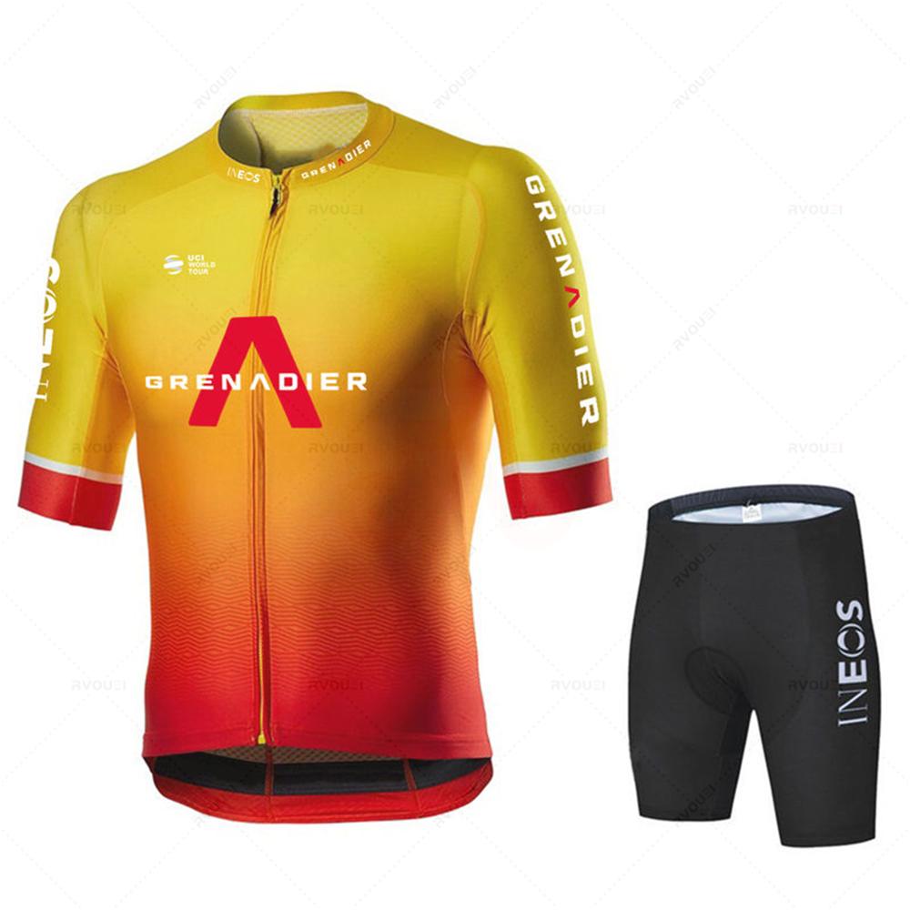 Ineos Grenadier Radtrikot-Set für Herren, atmungsaktiv, schnelltrocknend, 2026