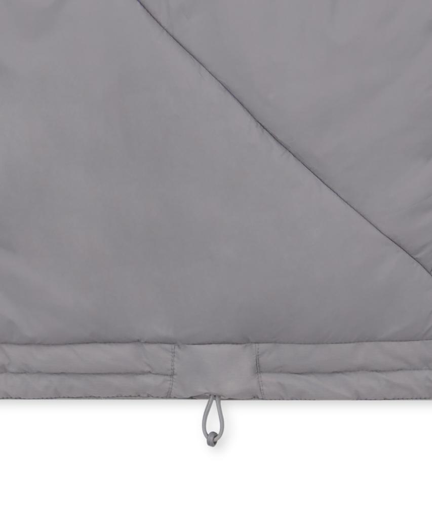 Musinsa Standard Oversized High-Neck All-Round Padded Jacket [Light Gray]
