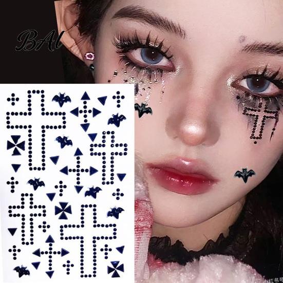 Halloween Face Rhinestone Stickers Scar Gem Stickers, Wound Body Art Glow In The Dark Party Gems Decals, Waterproof Self Adhesive Temporary Tattoo for