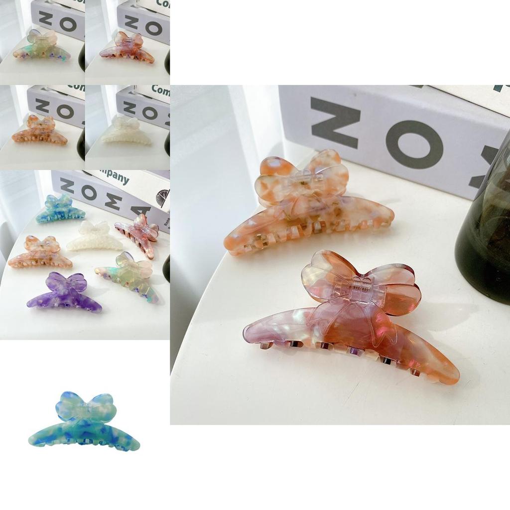 Elegante Retro Acetat Haarspange in atemberaubender Mehrfarbigkeit für Damen Haaraccessoires