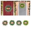Summer Sign Lavender Wreath Green Leaves Garland Door Decorative Artificial 50cm Letter Sign Door Decor for Porch Stairs Home