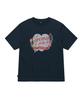 COVERNAT WOMAN Oversized Vintage Graphic T-Shirt Navy