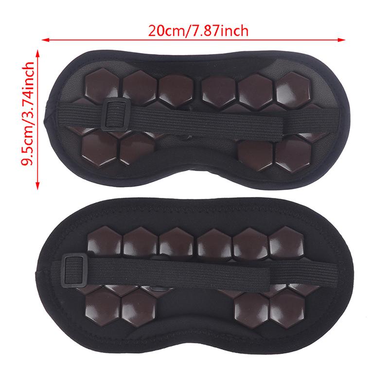 Tourmaline Hexagonale Germanium Pierre Masque Pour Les Yeux Masseur Pour Les Yeux Bouclier Couverture D'ombre