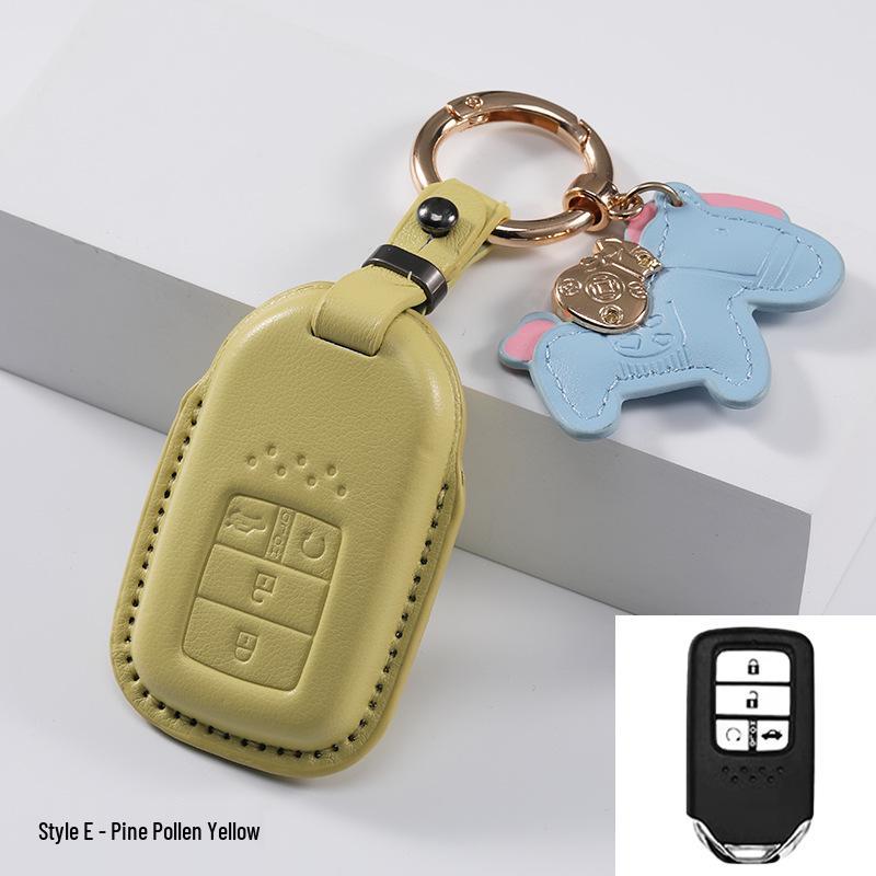 Honda Key Case for 25 Models: Civic, CR-V, Accord, Inspire, Fit, Odyssey - Cartoon Design for Men & Women