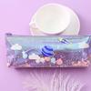 Pencil Case Rectangular Waterproof Stationery Bag with Multiple Compartments Pencil Pouch for Pens Erasers Rulers School Office Supplies