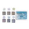 6 Pcs Ink Pad Set Flowing Colors Series Combination Inkpad School Supplies for Kids Adults Crafting Projects
