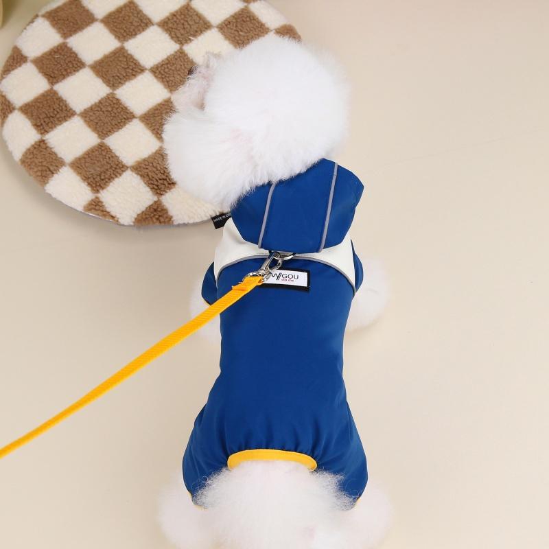 Hooded Dog Raincoats Jackets Pet Raincoat Dogs Clothes Overalls Jumpsuit Outdoor Waterproof Rain Coat For Dogs Puppy Clothing