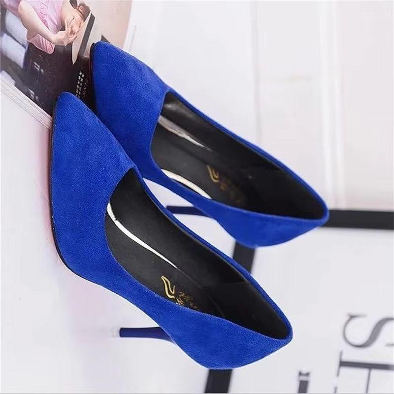 Scarpe Donna Moda Sexy Rosse a Punta Décolleté in Vernice Scarpe Eleganti Tacco Alto Scarpe a Barca Scarpe da Matrimonio Zapatos Mujer 8cm