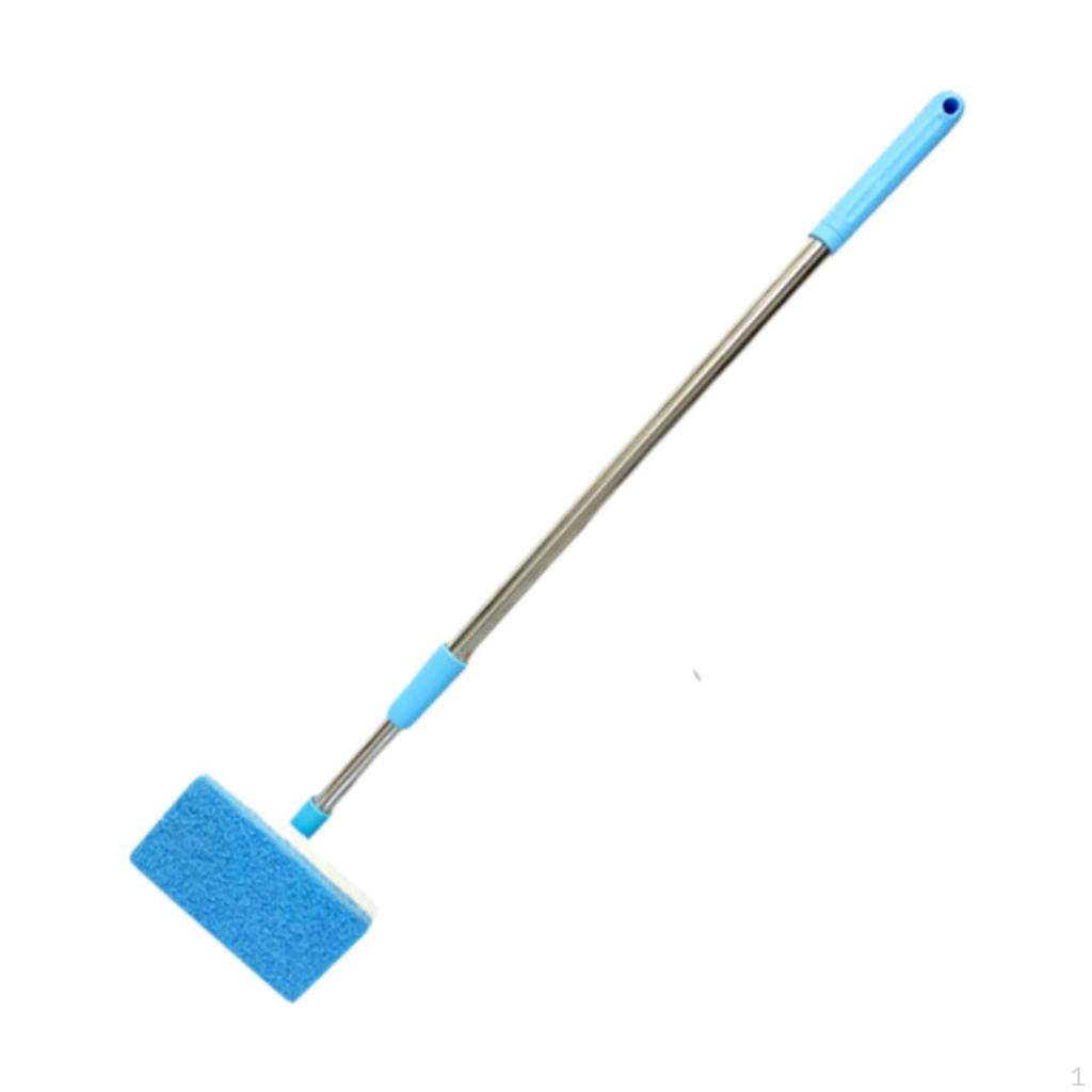 Tank Cleaning Brush 55-95cm Telescopic Handle Multipurpose Convenient To Use Sturdy Cleaner