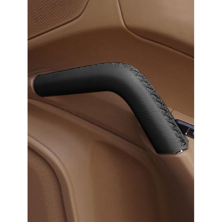 2011-2016 Porsche Cayenne L&R Door Handle Pull Black Leather Protect Trim Cover | 2 Pieces | Black | 1 Year Manufacturer Warranty | China