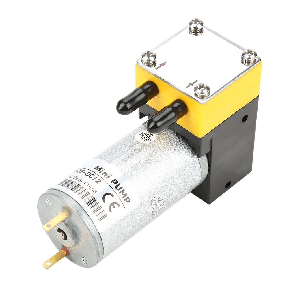 12V 0.4 1L/min Elektrische DC Motor Micro Membraan Vacuüm Zelfaanzuigende Waterpomp