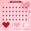 8 Pack Felt Heart Garland, Valentines Day Decorations-No DIY Red Pink White Heart Valentines Hanging String Banner for Anniversary Wedding Engagement