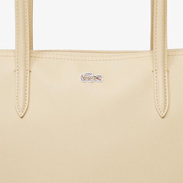 Lacoste Nf1888p56g Horizontal Shopper Bag  T33 Beige Js