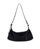 Milk Wave Velvet Pierce Tail Shoulder Bag [Black]