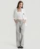 Delma W Linen Touch Semi-Wide Elastic Waist Pants - Sand