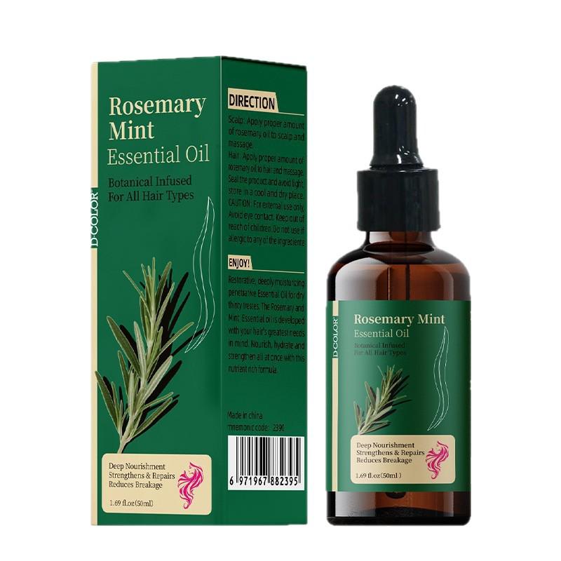Pure English Rosemary Hair Care Essential Oil: Nourishes Scalp & Hair Roots, Packed with Nutrients.