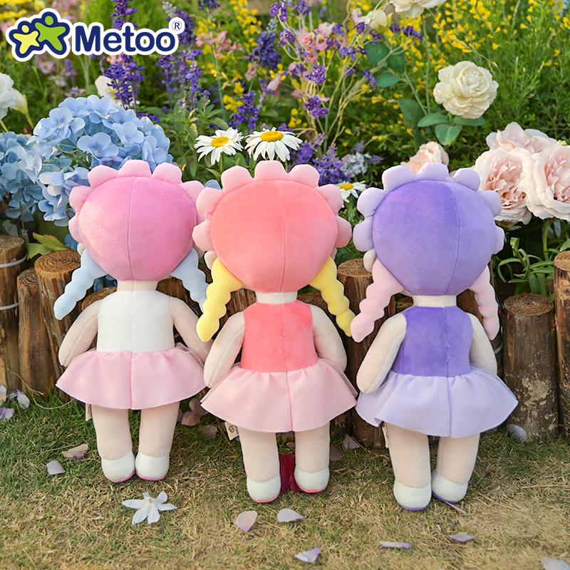 Non-Toxic Original Metoo New Cartoon Garden Baby Cute Dollflower Pattern Hug Plush Soft Toy For Children Birthday Gift For Kids