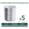 Aluminum Foil Insulation Covers for For flower Pots Set of 5 Protection