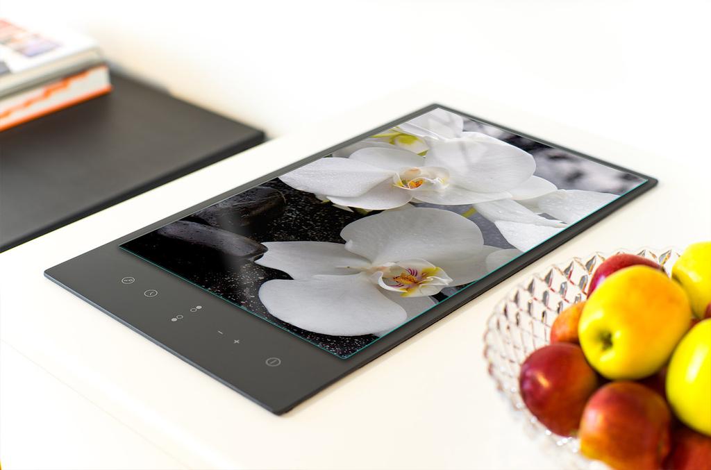 SZKLANA DESKA DO KROJENIA 35x52 ORCHIDEA