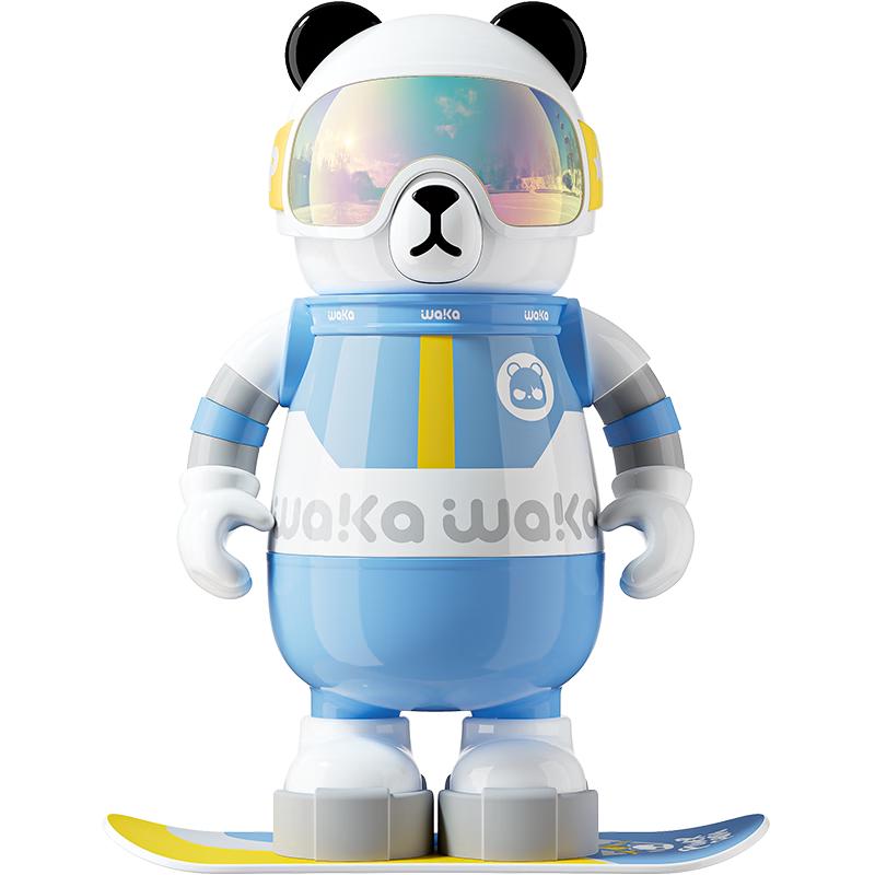 Изолированная детская и взрослая бутылка для воды Waka Waka Panda