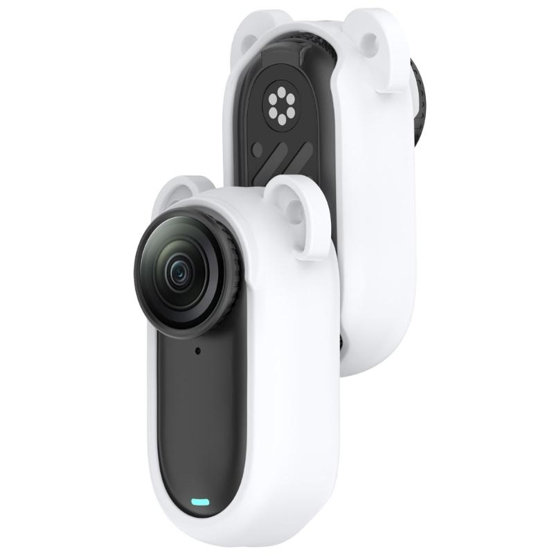 Flexible Silicone Case for 360 GO 3/GO 3S Action Cameras Full Body Protections Sleeve Travel Friendly Accessory