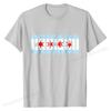 Chicago T-Shirt Cute Male Top T-shirts Cotton Tops & Tees Gift