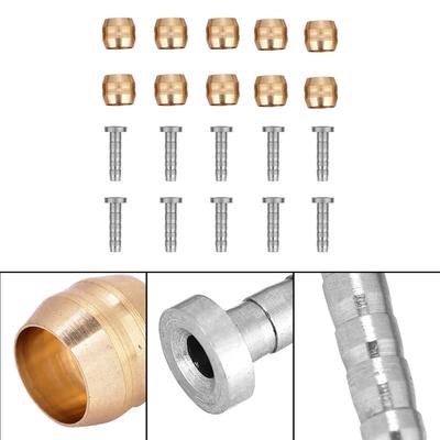 10 Set Hydraulic Disc Brake Hose Olive Connector Insert Replacement Part Disc Brake Olive Insert