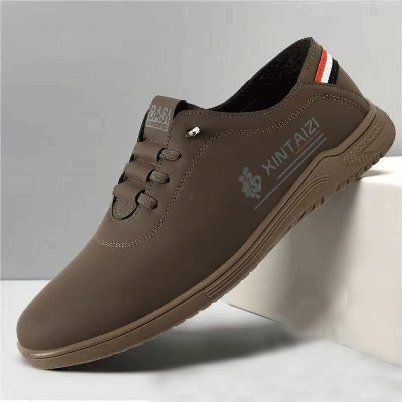 New men's shoes simple and fashionable versatile British fan men's casual shoes non-slip and wear-resistant comfortable soft-soled outdoor men's shoes