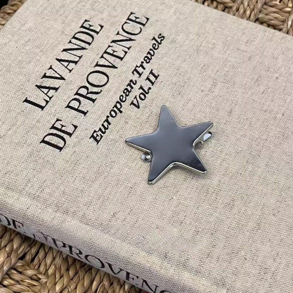 Creative Pentagram Hairpin Spicy Girl Metal Duckbill Clip Fashion Children Side Clip Daily
