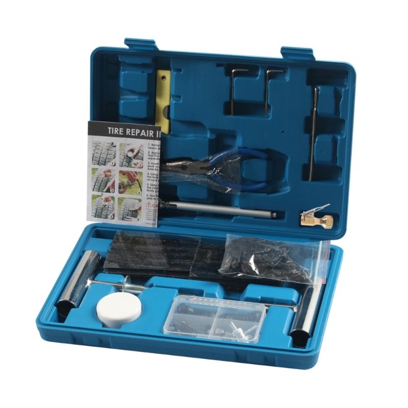 Car Tire Repair Kit Puncture Plug Tool Tyre Puncture Universally for Tire Strips Stirring Glues Repair Tool Kit
