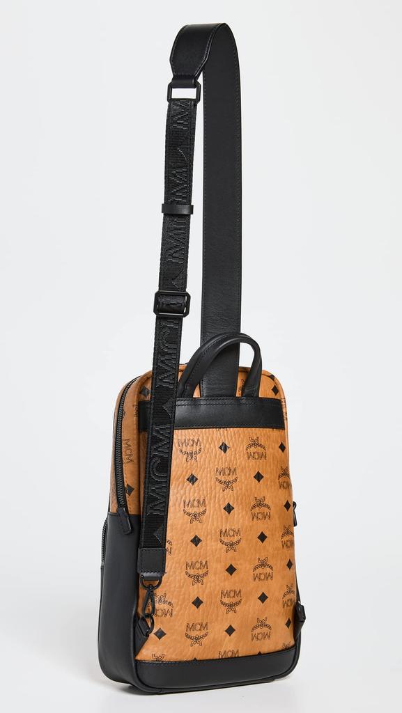 MCM Allen Sling Small One Men's Bag, Cognac, Size, Compact.