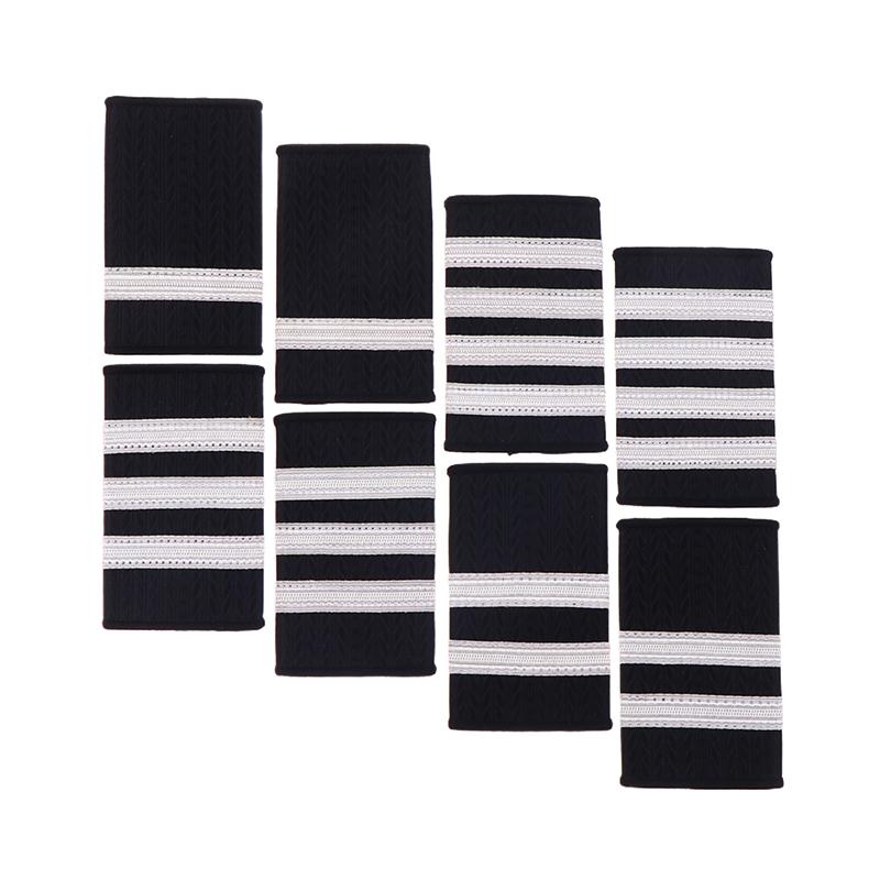 1Pair Clothing Decor Epaulettes Shirts Professional Pilots Uniform Epaulets Craft Shoulder Badges Garment Diy Accessories