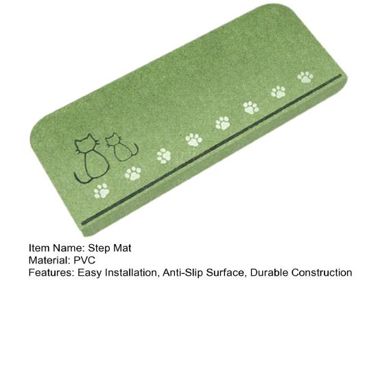 Step Mat Cartoon Pattern No Residue Easy Installation Anti-Slip Surfaces Floor Mat Wooden