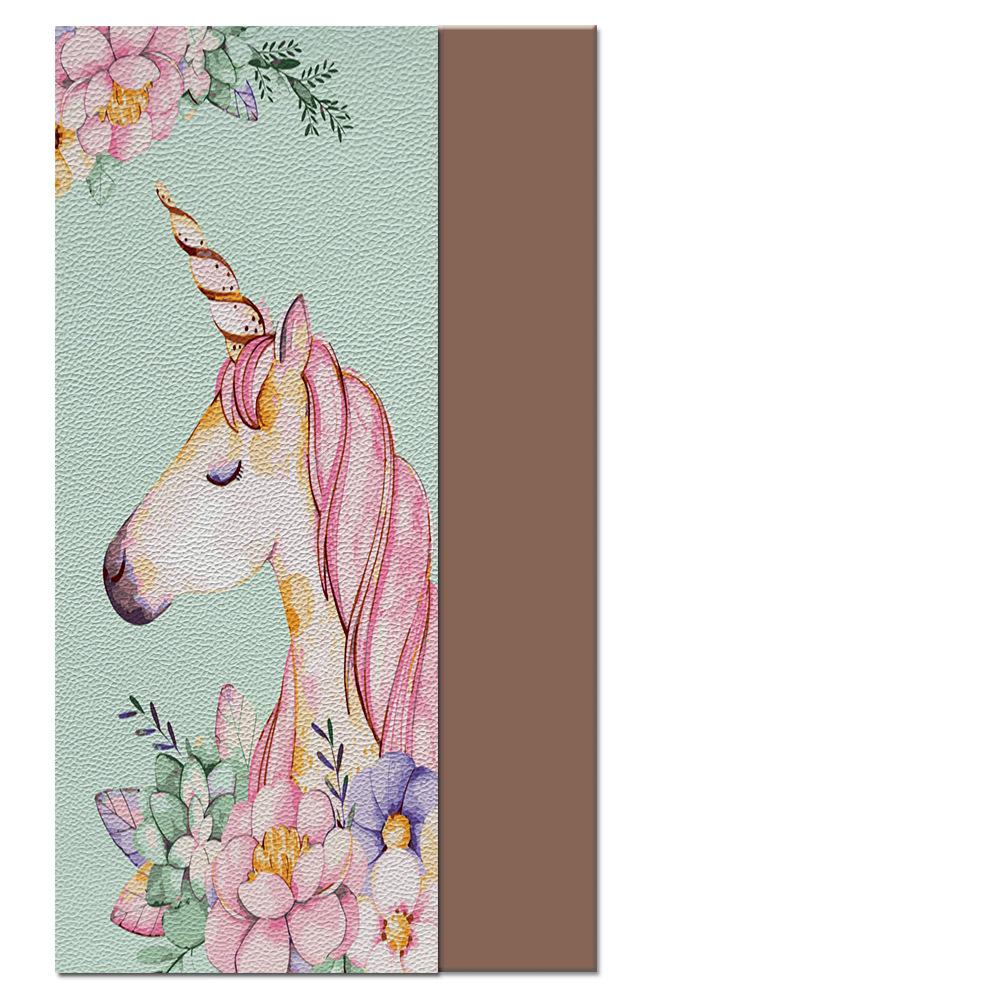 

Unicorn Printed Yoga Mat Fitness Floor Mat Pvc Rollable Yoga Blanket 61*173cm