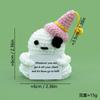 Lovely Crochete Doll Halloween Decorations Emotional Support Doll Handmade Toys Friends Gift Autumn Decoration