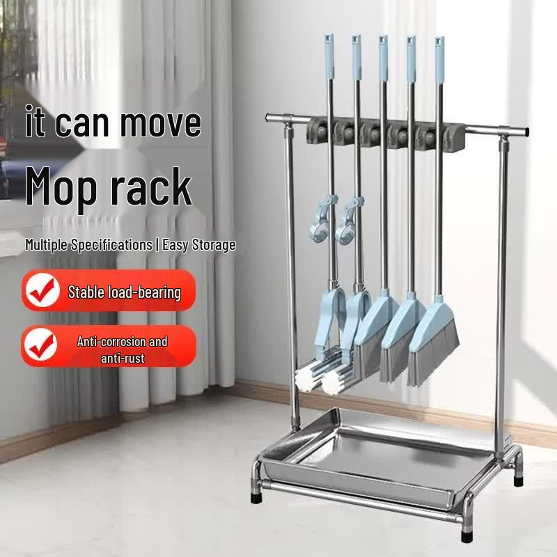 Shuchu 304 Stainless Steel Mop & Broom Holder