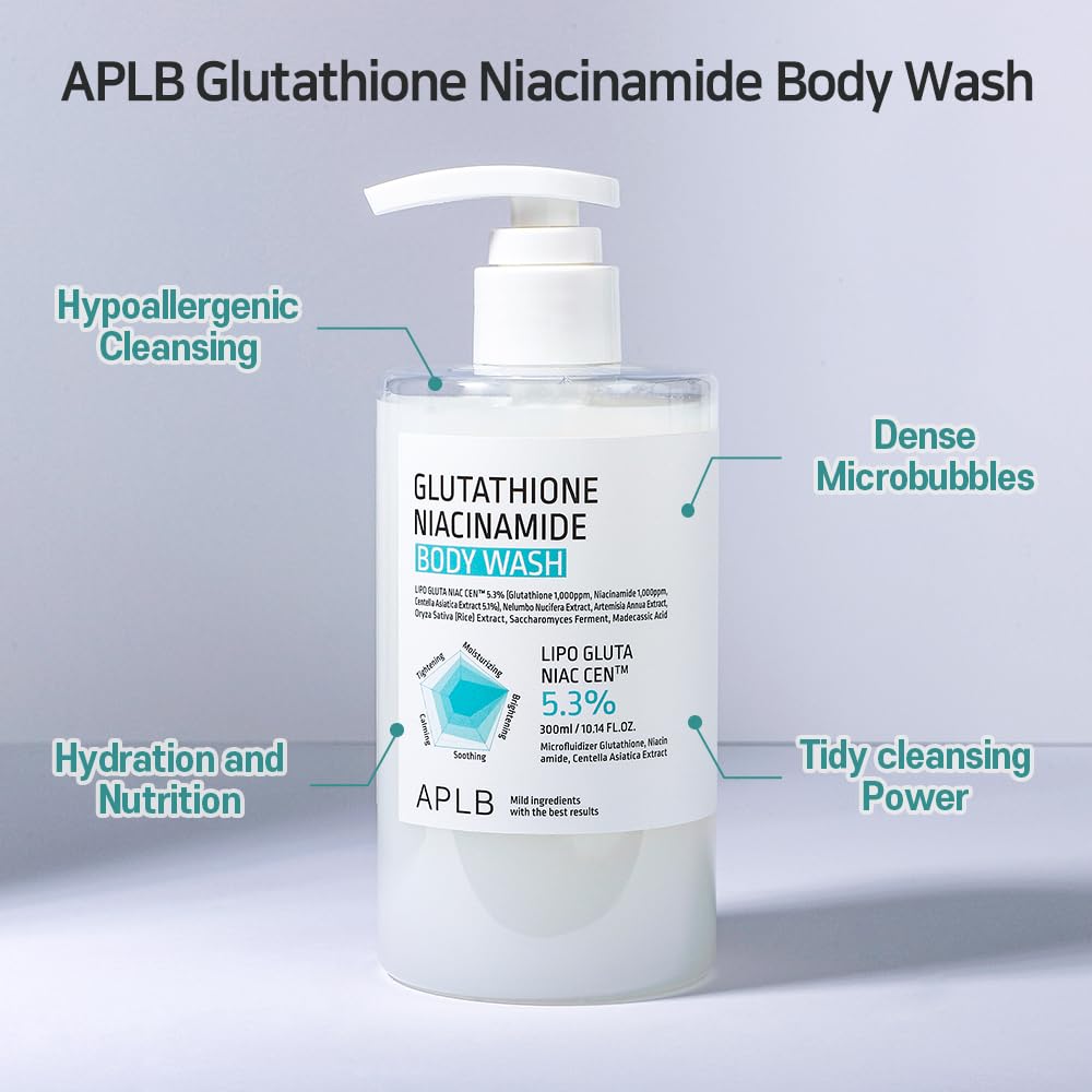 [APLB Official] Glutathione Niacinamide Body Wash 300ml