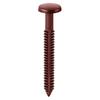 18Pcs Vinyl Shutter Fasteners Plastic Shutter Screws Exterior Window Shutter Spike Loks for Installing Decorative Exterior Shutters
