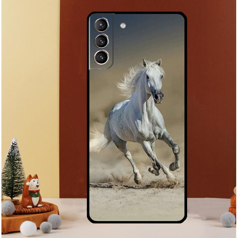 Horses Running Case For Samsung Galaxy S25 Ultra S21 S22 S20 S23 S24 Ultra S9 S10 Plus S25 FE Cover Funda