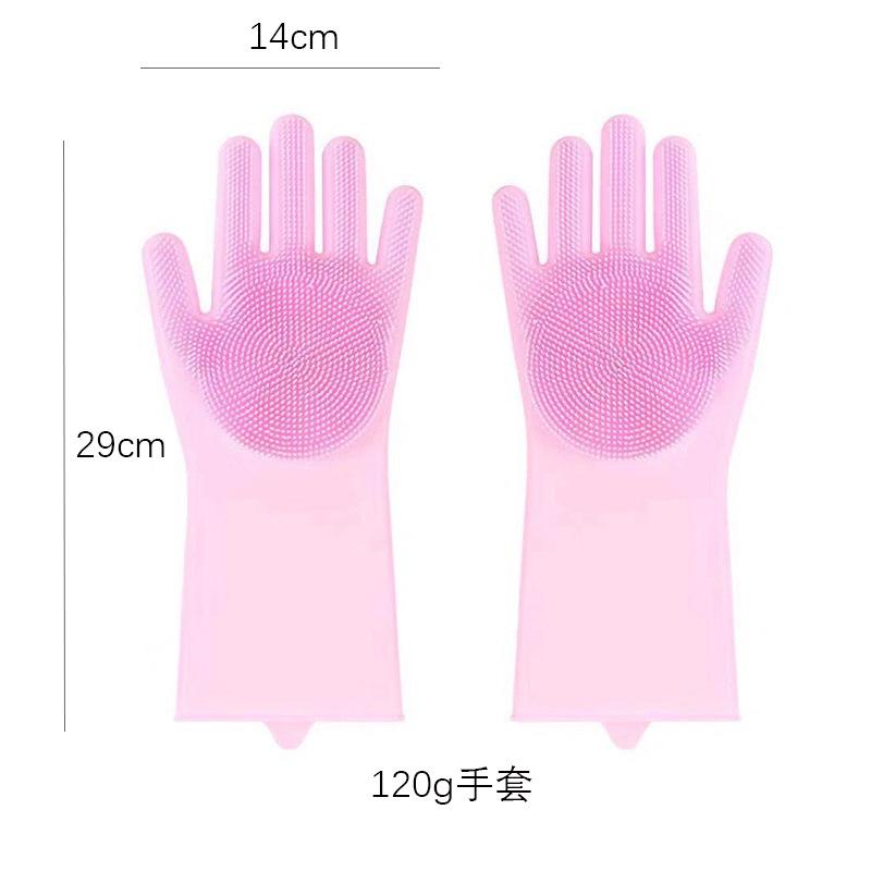 Pet Grooming Bathing Gloves Dog Cat Bathing Shampoo Scrubber Magic Massaging Cleaning Cleanner Sponge Silicon Hair Removal Glove