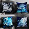 Shadow Milk Cookie Pillow Case Fashion Square Pillowcase Bedroom Sofa Room Ins Decoration Leisure