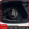 Car Stickers For Alfa Romeo Car Carbon Fibrer Fuel Tank Cap Protection Cover Sticker Interior Accessorie For Alfa Romeo 4C 159 1