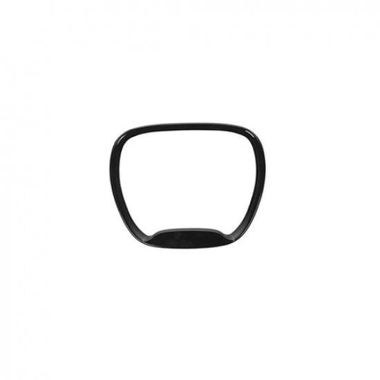 4pcs Black Steering Wheel Cover Trim Bezels For Dodge Charger Challenger 2015+